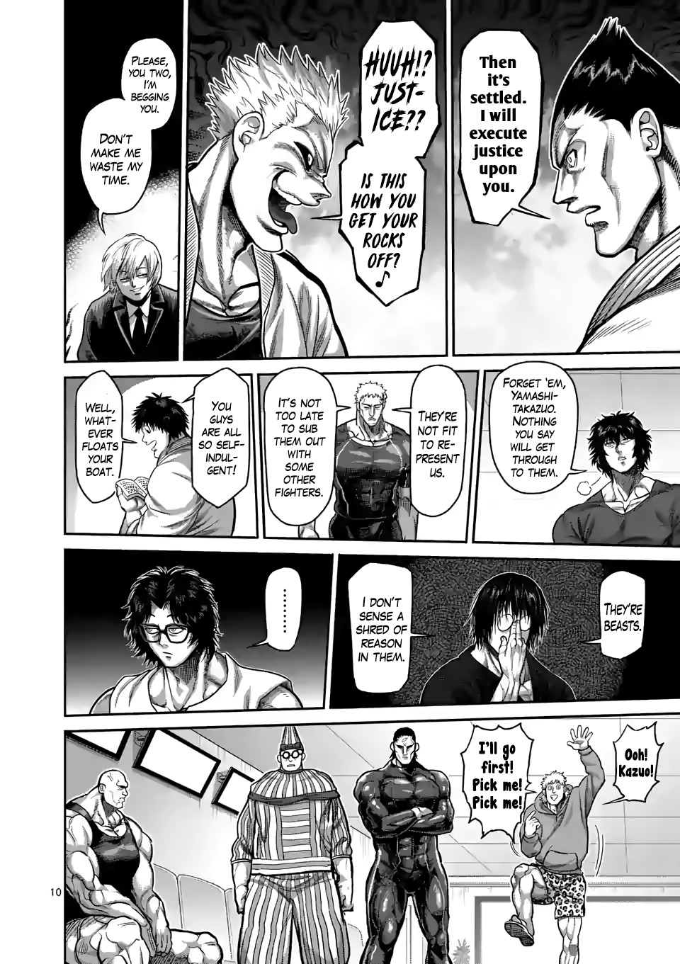 Kengan Omega Chapter 58 page 10 - Chapter 58: First Up