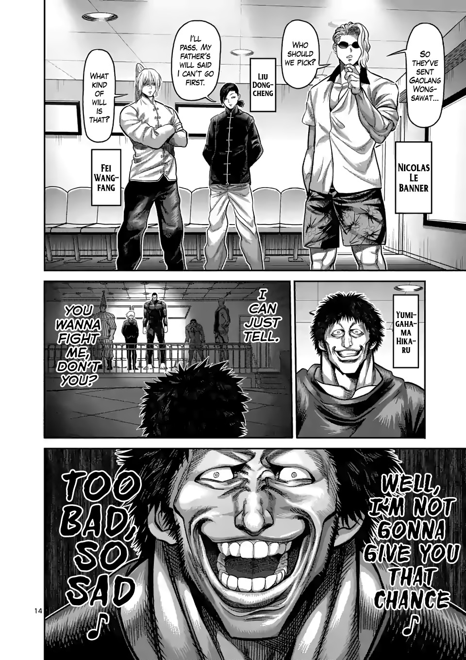 Kengan Omega Chapter 58 page 14 - Chapter 58: First Up