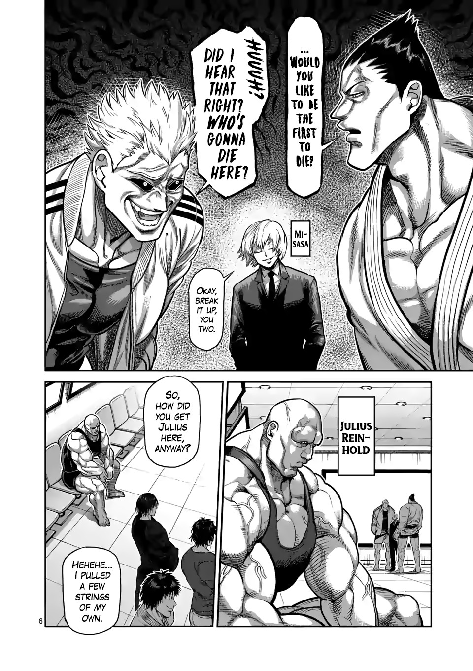 Kengan Omega Chapter 58 page 6 - Chapter 58: First Up