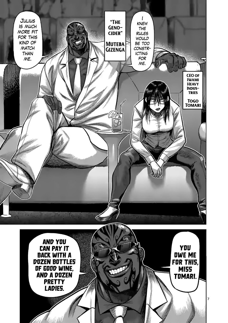Kengan Omega Chapter 58 page 7 - Chapter 58: First Up
