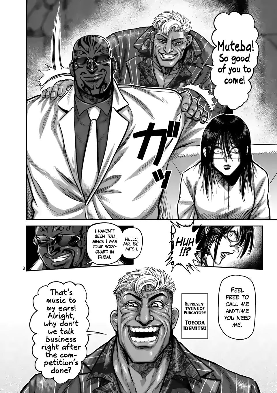Kengan Omega Chapter 58 page 8 - Chapter 58: First Up