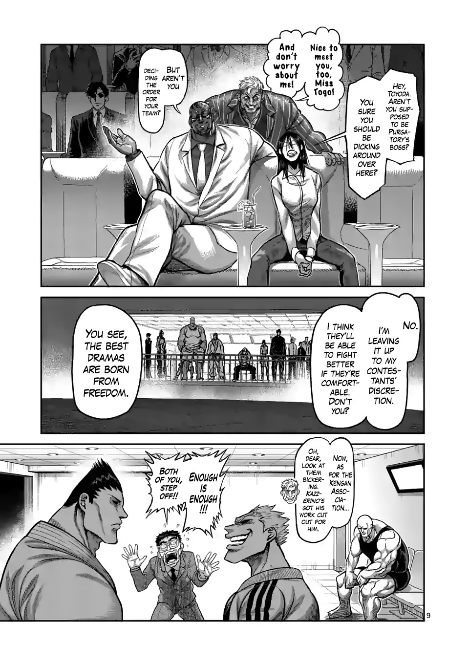 Kengan Omega Chapter 58 page 9 - Chapter 58: First Up
