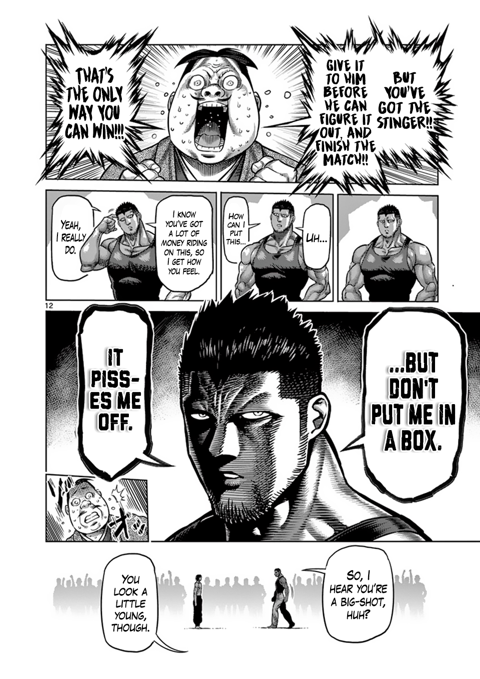 Kengan Omega Chapter 6 page 12 - Chapter 6: Ryuki's First Battle