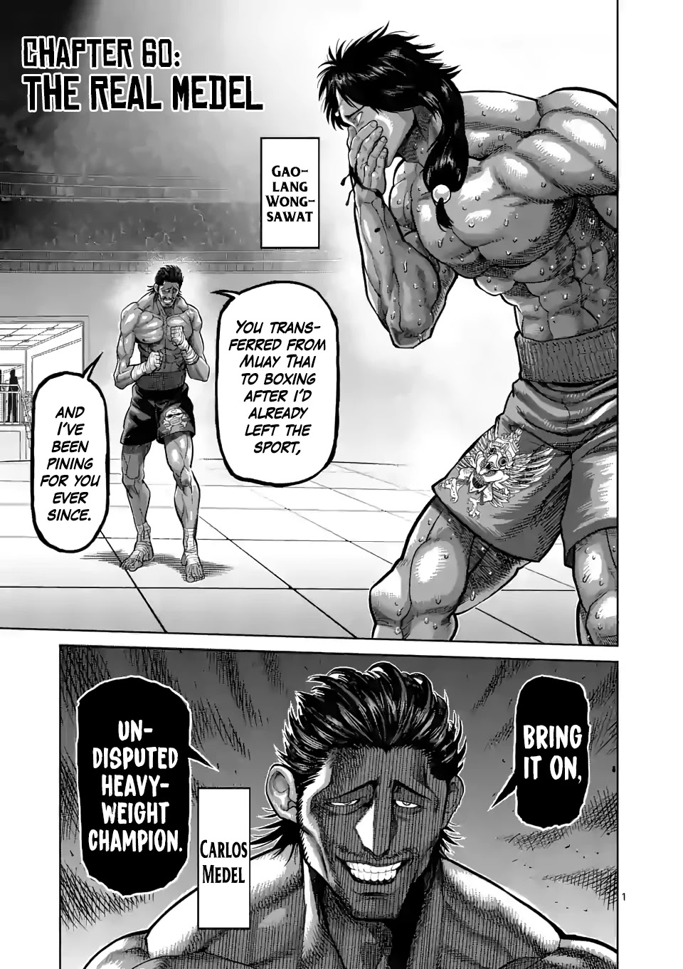 Kengan Omega Chapter 60 page 1 - Chapter 60: The Real Medel