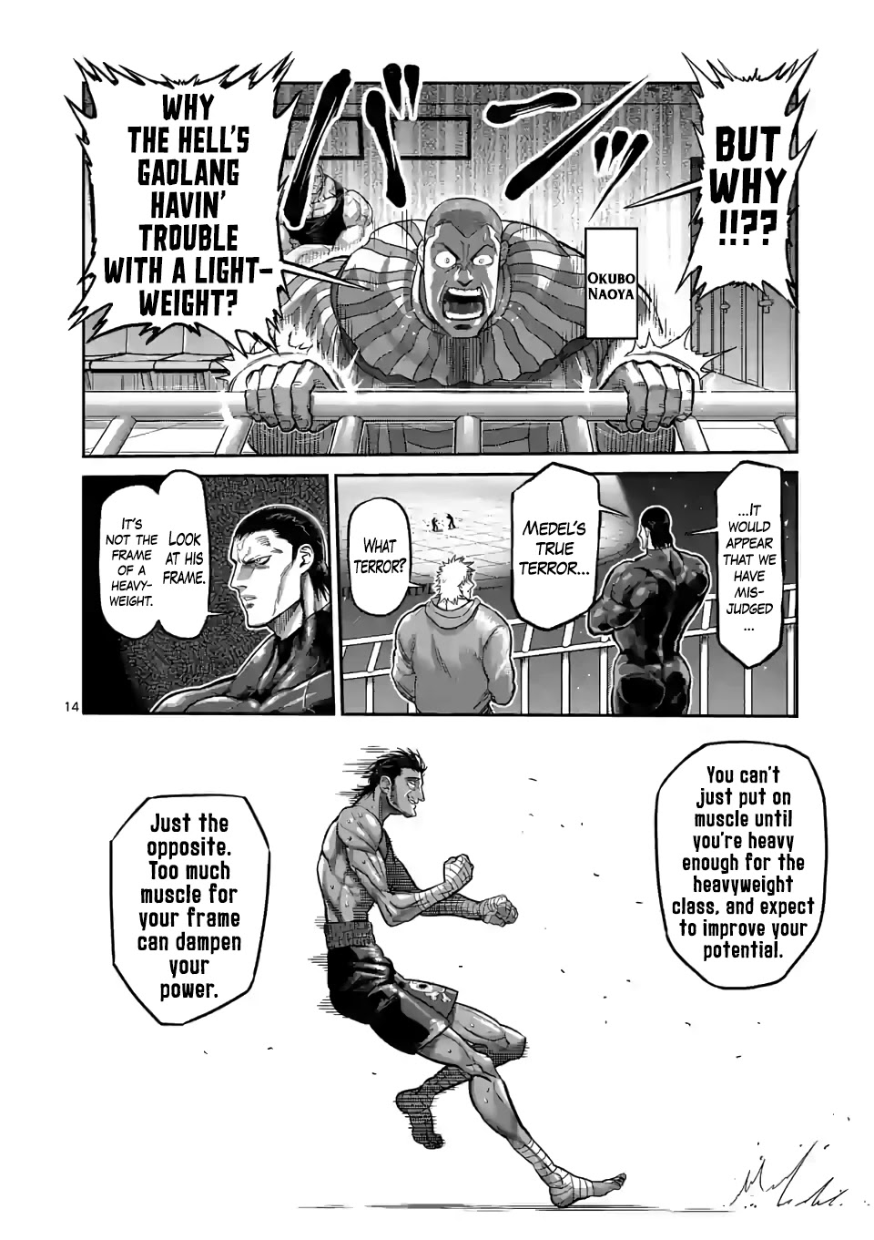 Kengan Omega Chapter 60 page 14 - Chapter 60: The Real Medel