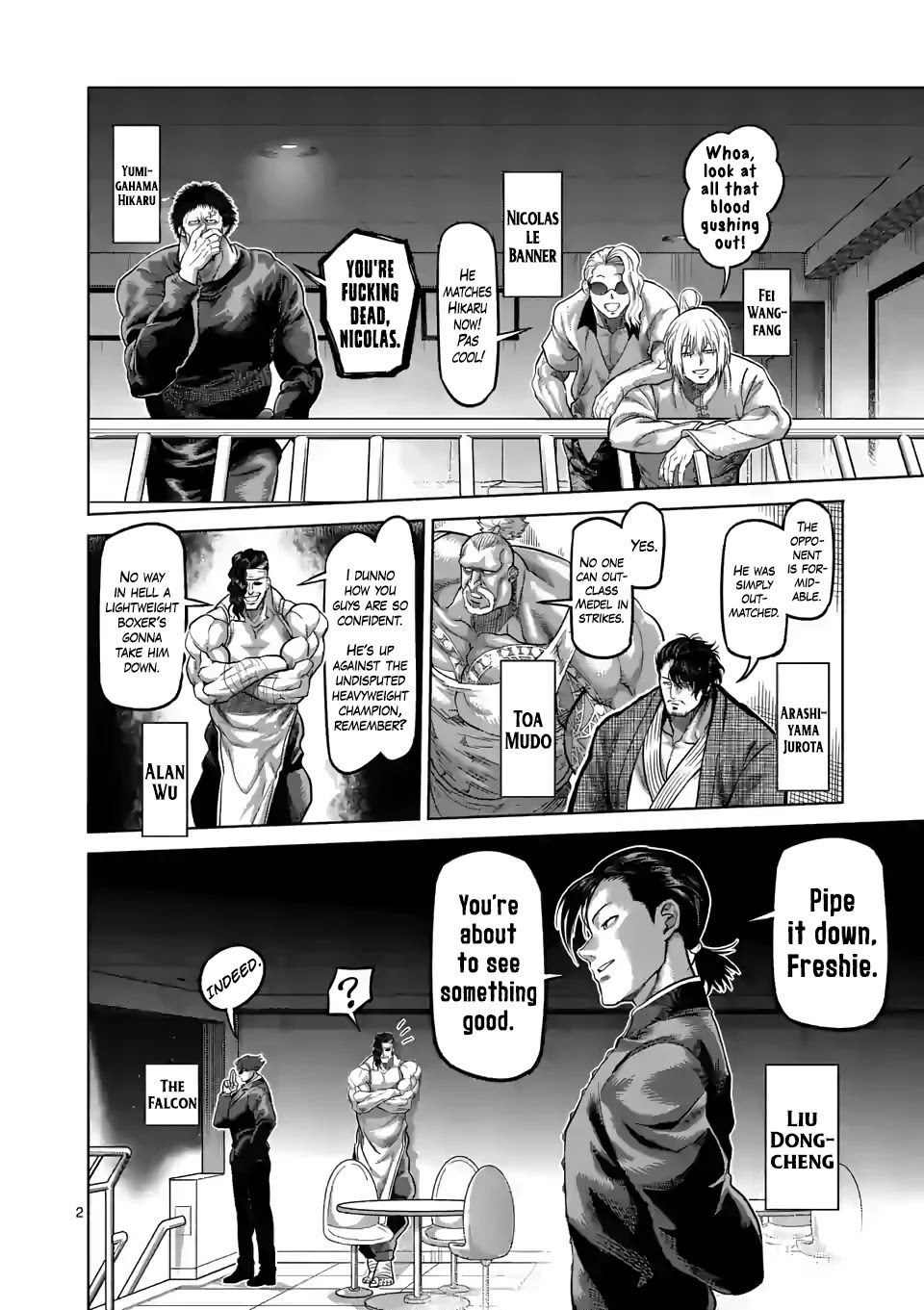 Kengan Omega Chapter 60 page 2 - Chapter 60: The Real Medel