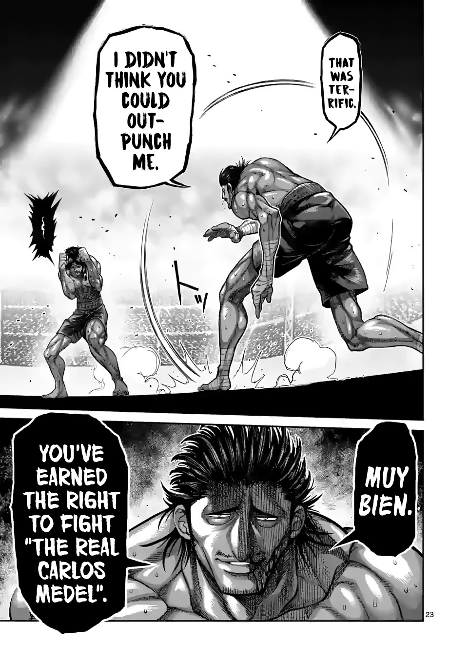 Kengan Omega Chapter 60 page 23 - Chapter 60: The Real Medel