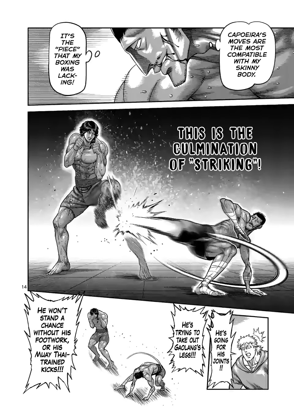 Kengan Omega Chapter 61 page 14 - Chapter 61: The Genius Striker