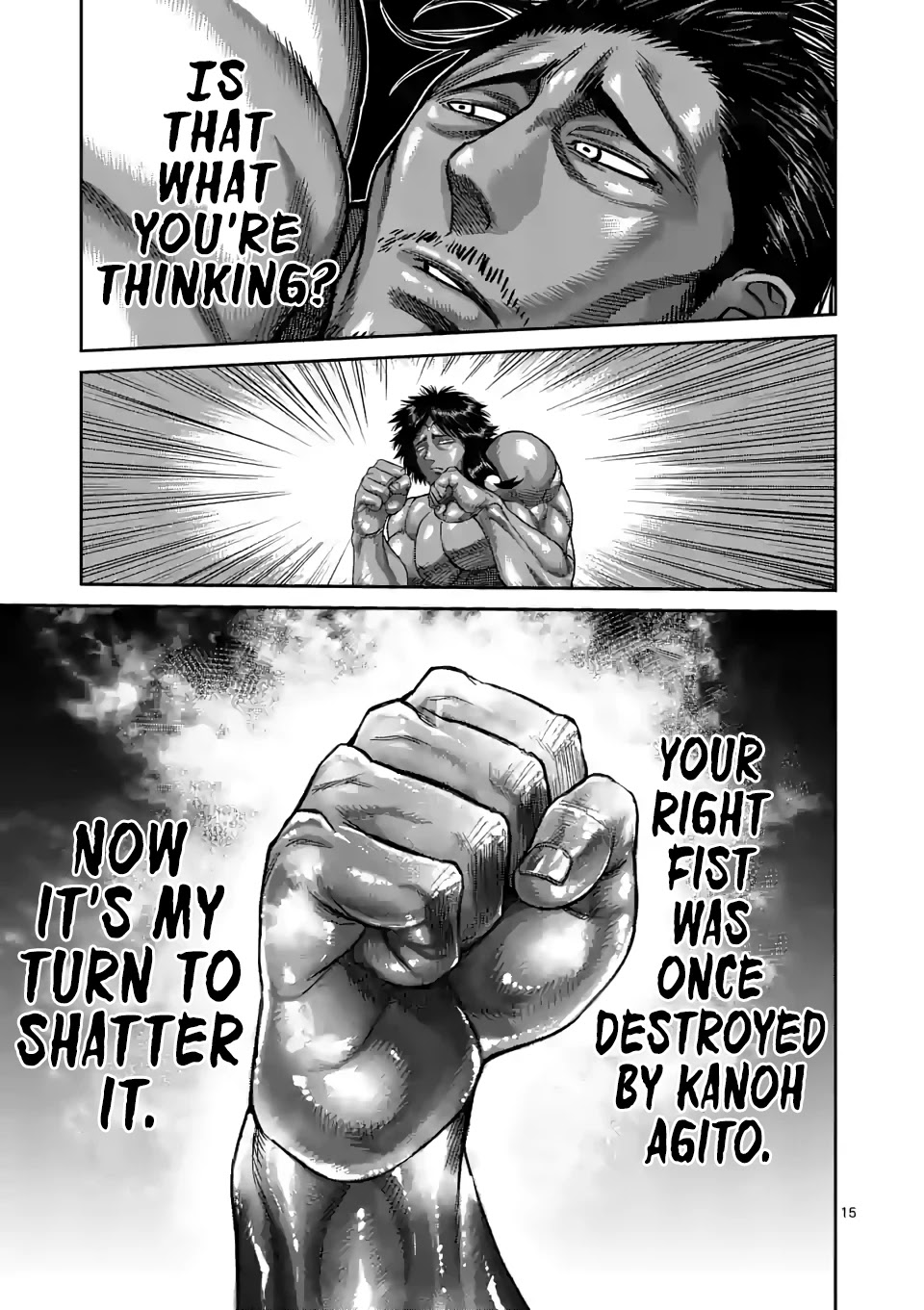 Kengan Omega Chapter 61 page 15 - Chapter 61: The Genius Striker