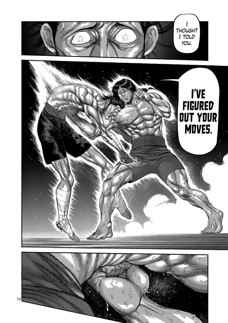 Kengan Omega Chapter 62 page 10 - Chapter 62: Right Fist of God