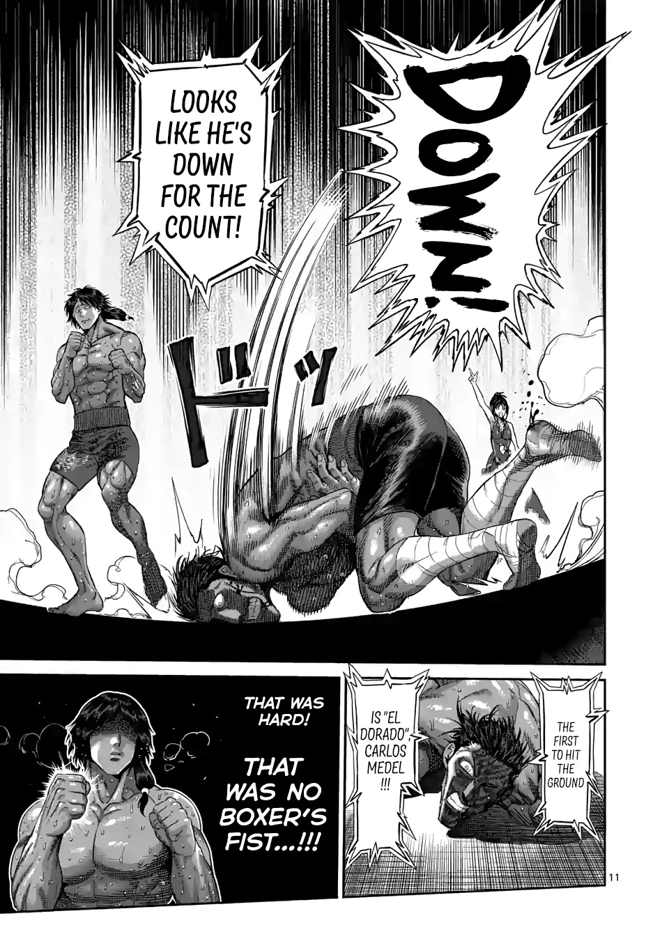 Kengan Omega Chapter 62 page 11 - Chapter 62: Right Fist of God