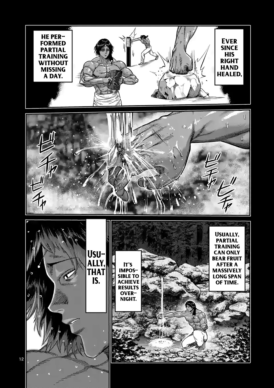 Kengan Omega Chapter 62 page 12 - Chapter 62: Right Fist of God