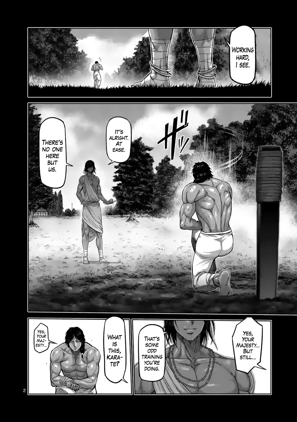 Kengan Omega Chapter 62 page 2 - Chapter 62: Right Fist of God