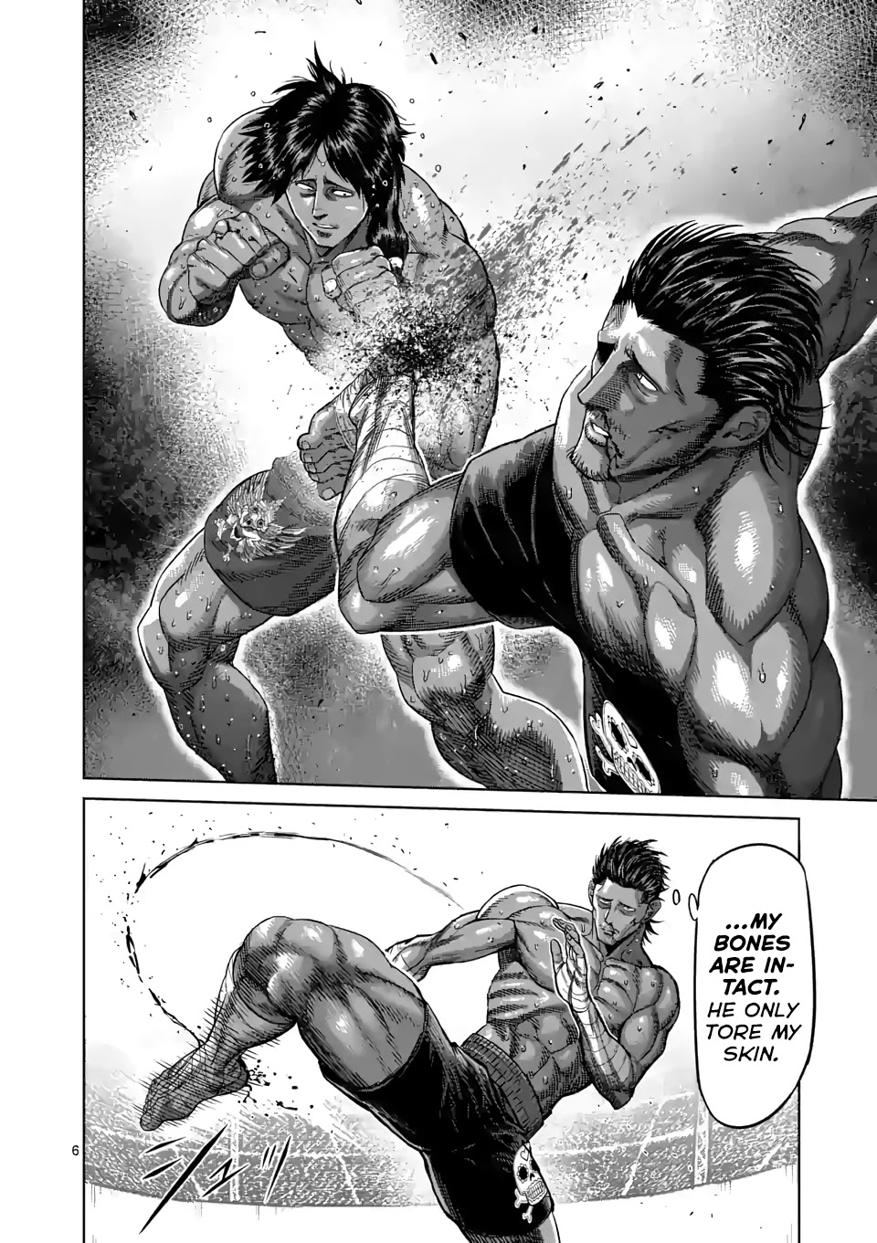 Kengan Omega Chapter 62 page 6 - Chapter 62: Right Fist of God