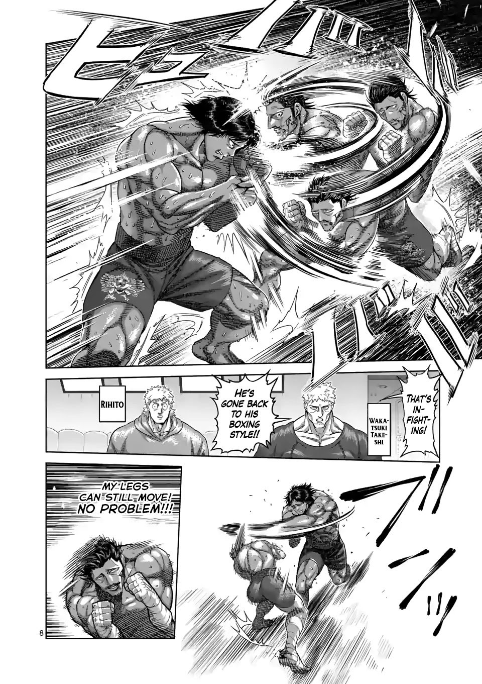 Kengan Omega Chapter 62 page 8 - Chapter 62: Right Fist of God