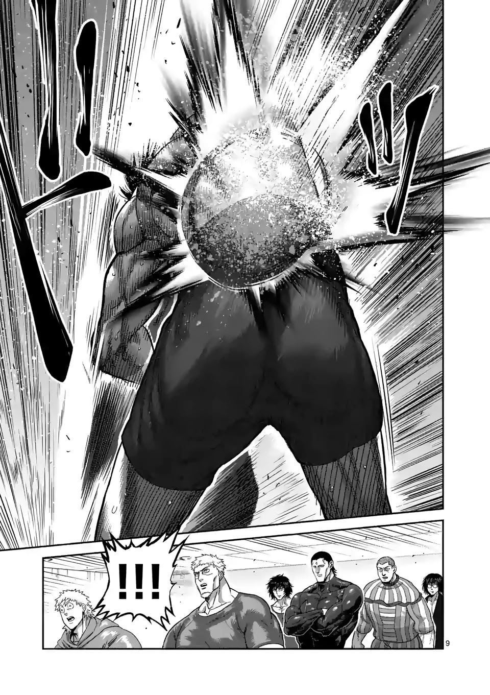Kengan Omega Chapter 62 page 9 - Chapter 62: Right Fist of God