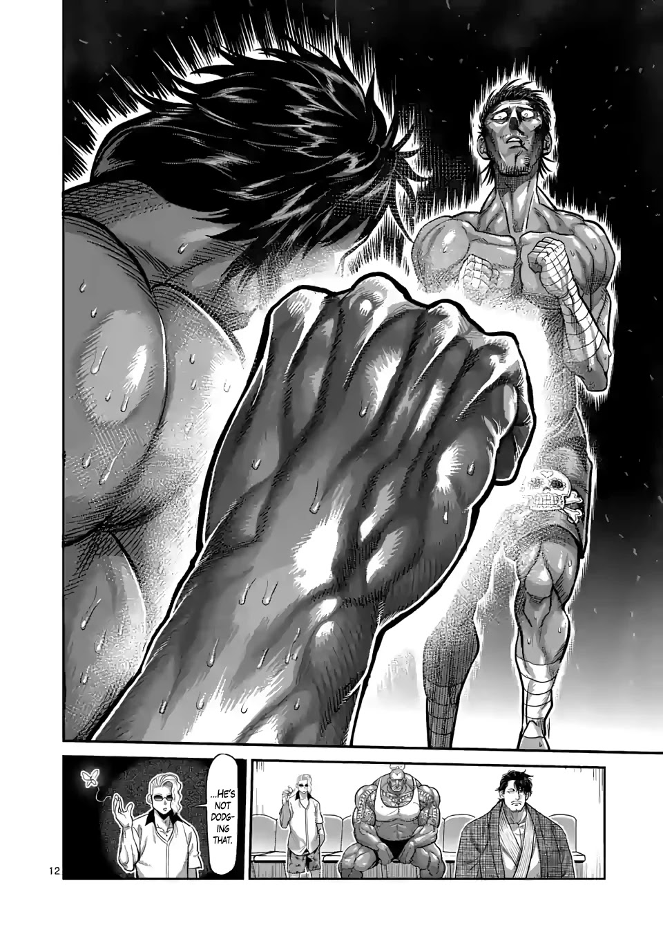 Kengan Omega Chapter 63 page 12 - Chapter 63: The God Fist Unleashed