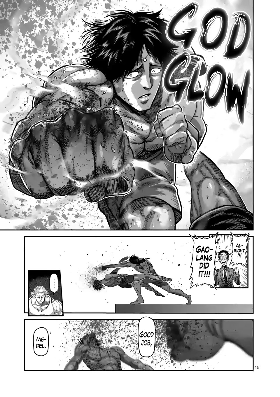 Kengan Omega Chapter 63 page 15 - Chapter 63: The God Fist Unleashed