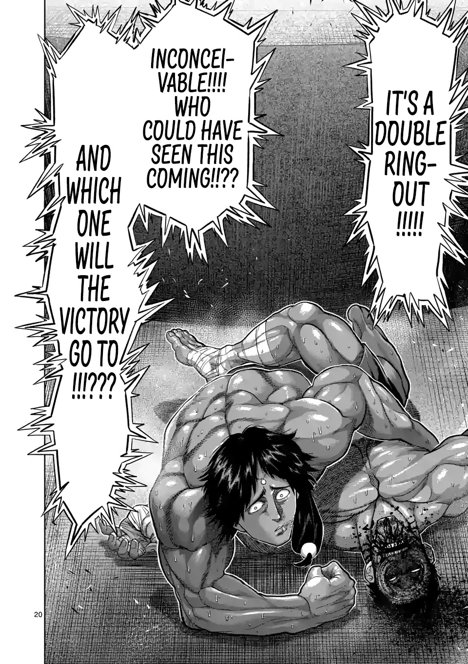 Kengan Omega Chapter 63 page 20 - Chapter 63: The God Fist Unleashed