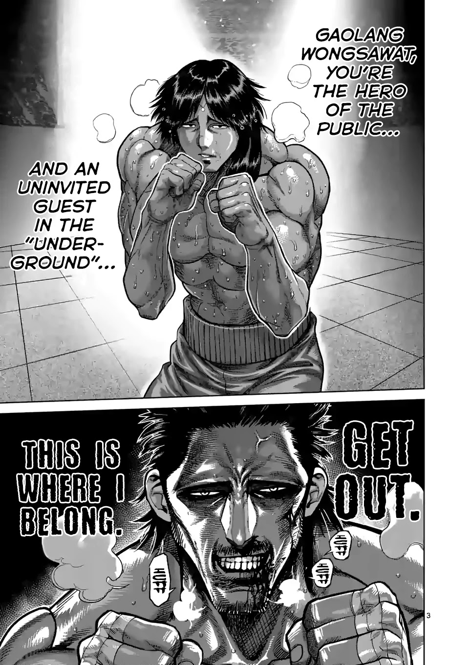 Kengan Omega Chapter 63 page 3 - Chapter 63: The God Fist Unleashed