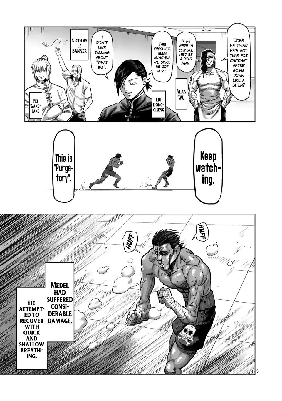 Kengan Omega Chapter 63 page 5 - Chapter 63: The God Fist Unleashed