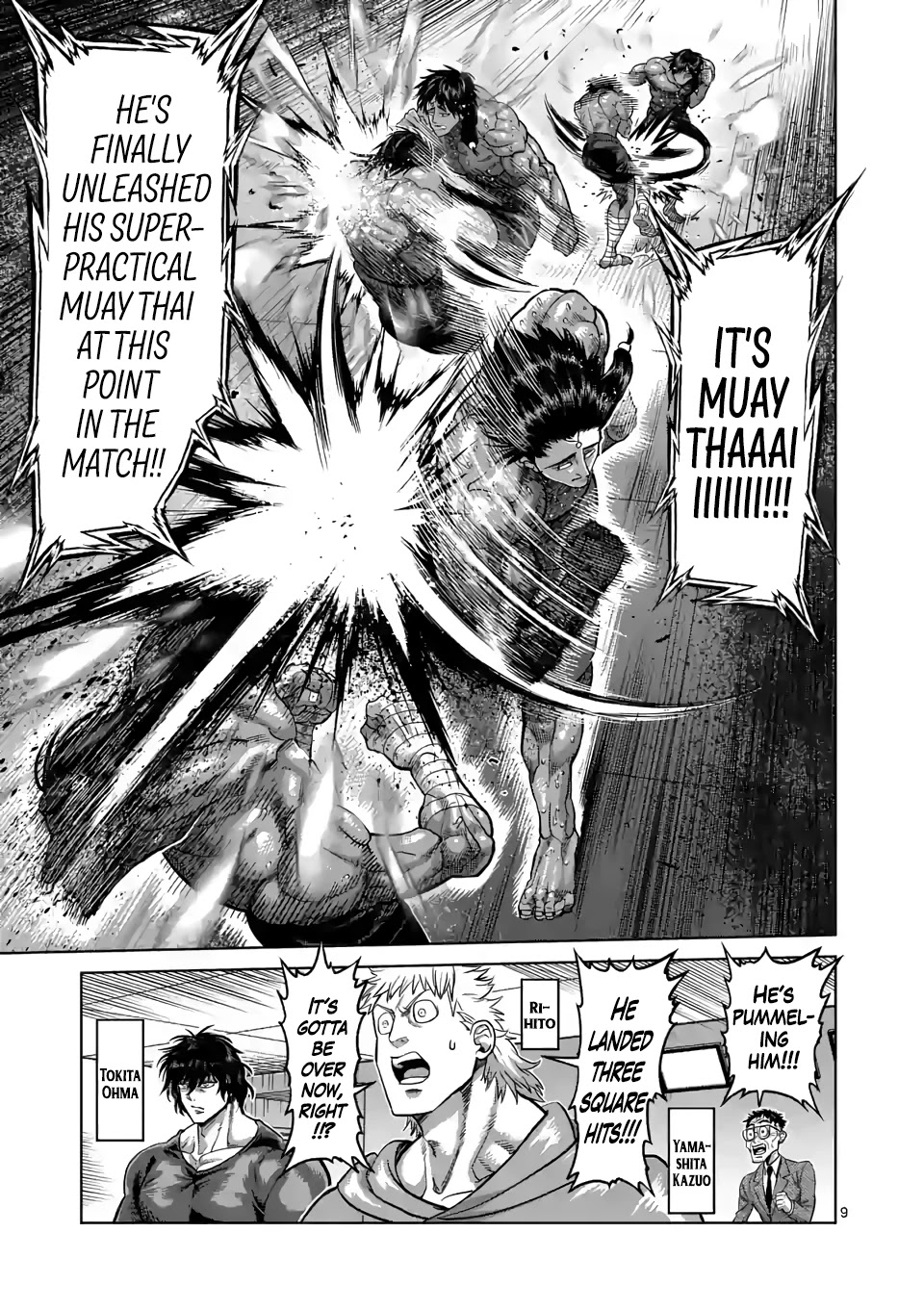 Kengan Omega Chapter 63 page 9 - Chapter 63: The God Fist Unleashed