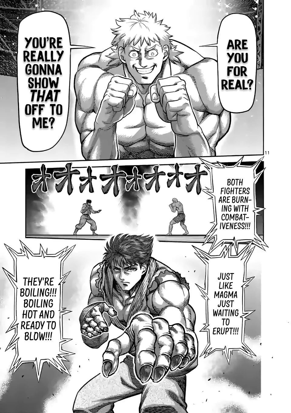 Kengan Omega Chapter 65 page 11 - Chapter 65: The Falcon's Identity