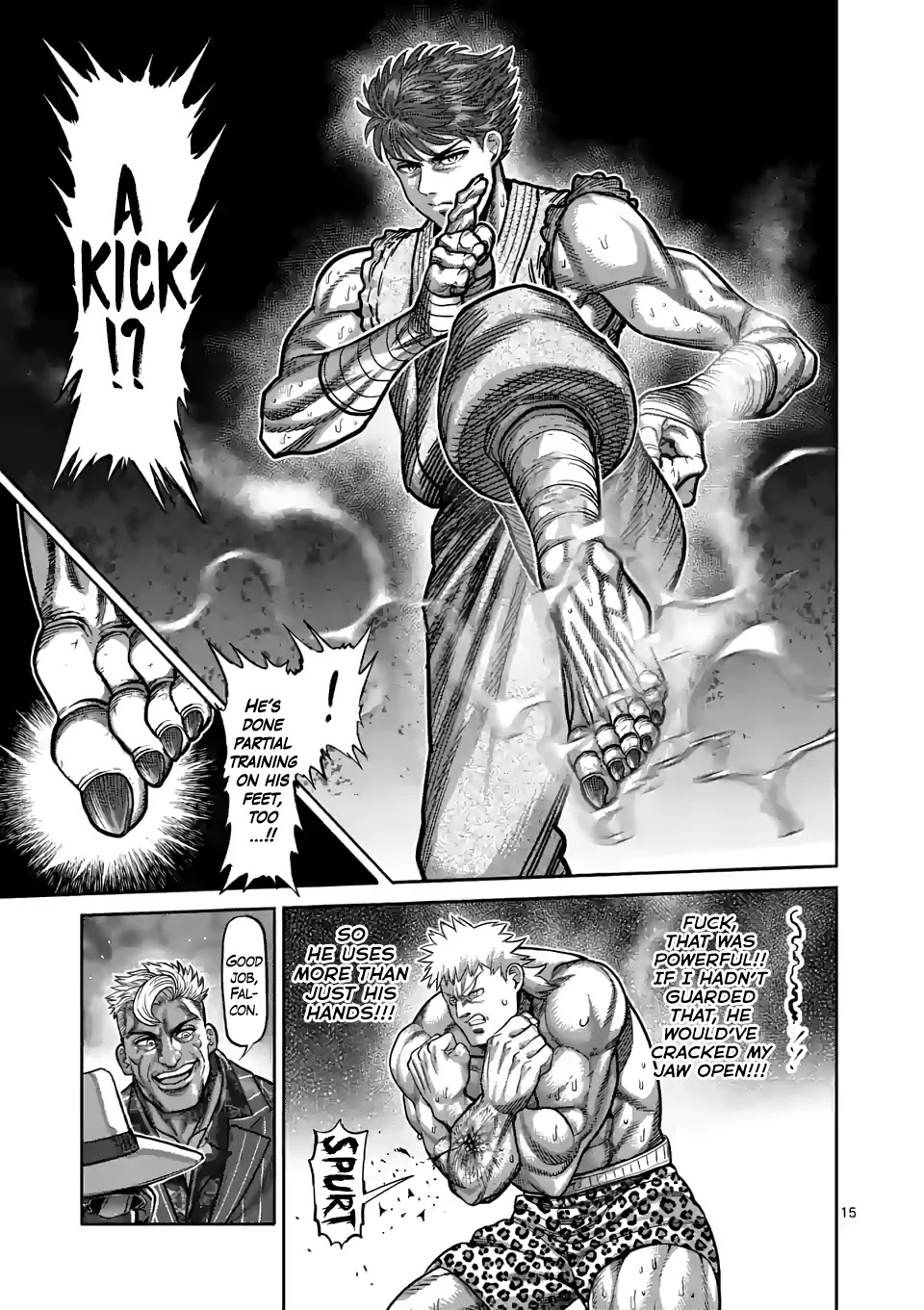 Kengan Omega Chapter 65 page 15 - Chapter 65: The Falcon's Identity