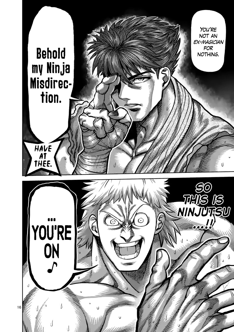 Kengan Omega Chapter 65 page 16 - Chapter 65: The Falcon's Identity