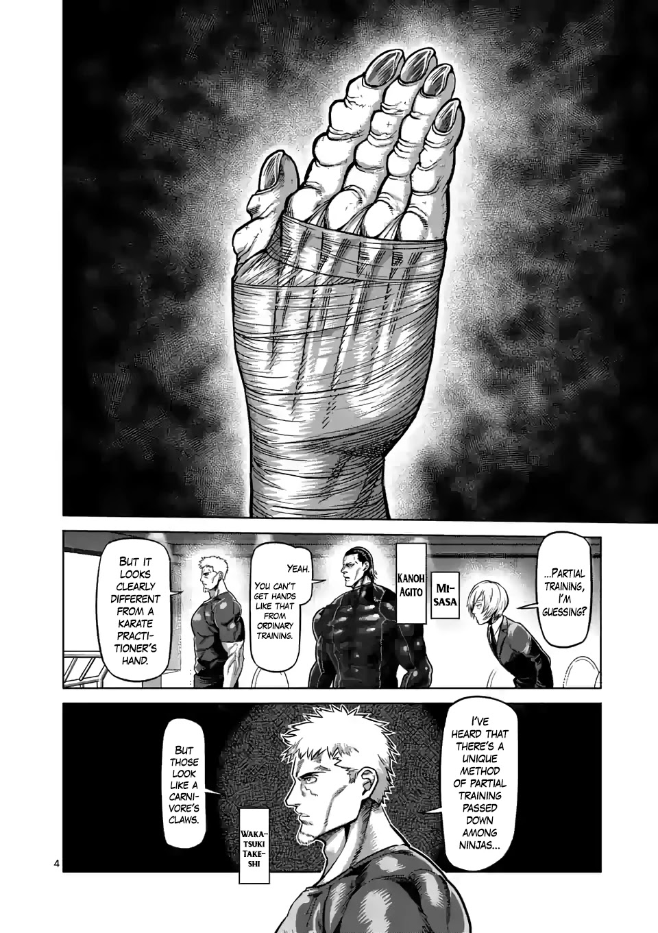 Kengan Omega Chapter 65 page 4 - Chapter 65: The Falcon's Identity