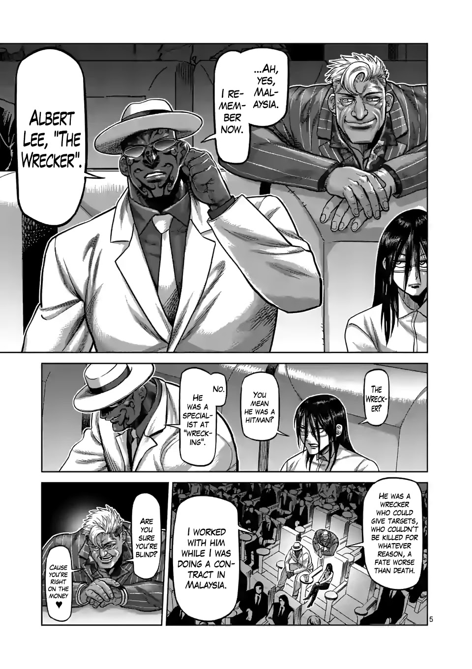 Kengan Omega Chapter 65 page 5 - Chapter 65: The Falcon's Identity