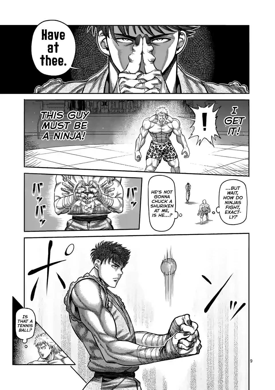 Kengan Omega Chapter 65 page 9 - Chapter 65: The Falcon's Identity