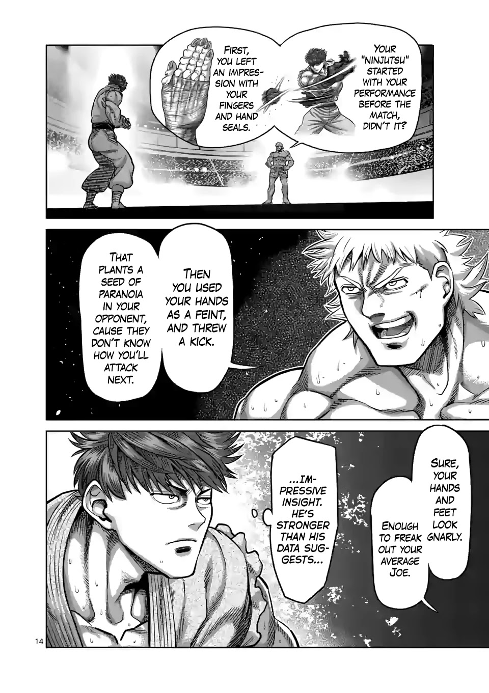 Kengan Omega Chapter 66 page 14 - Chapter 66: Rational