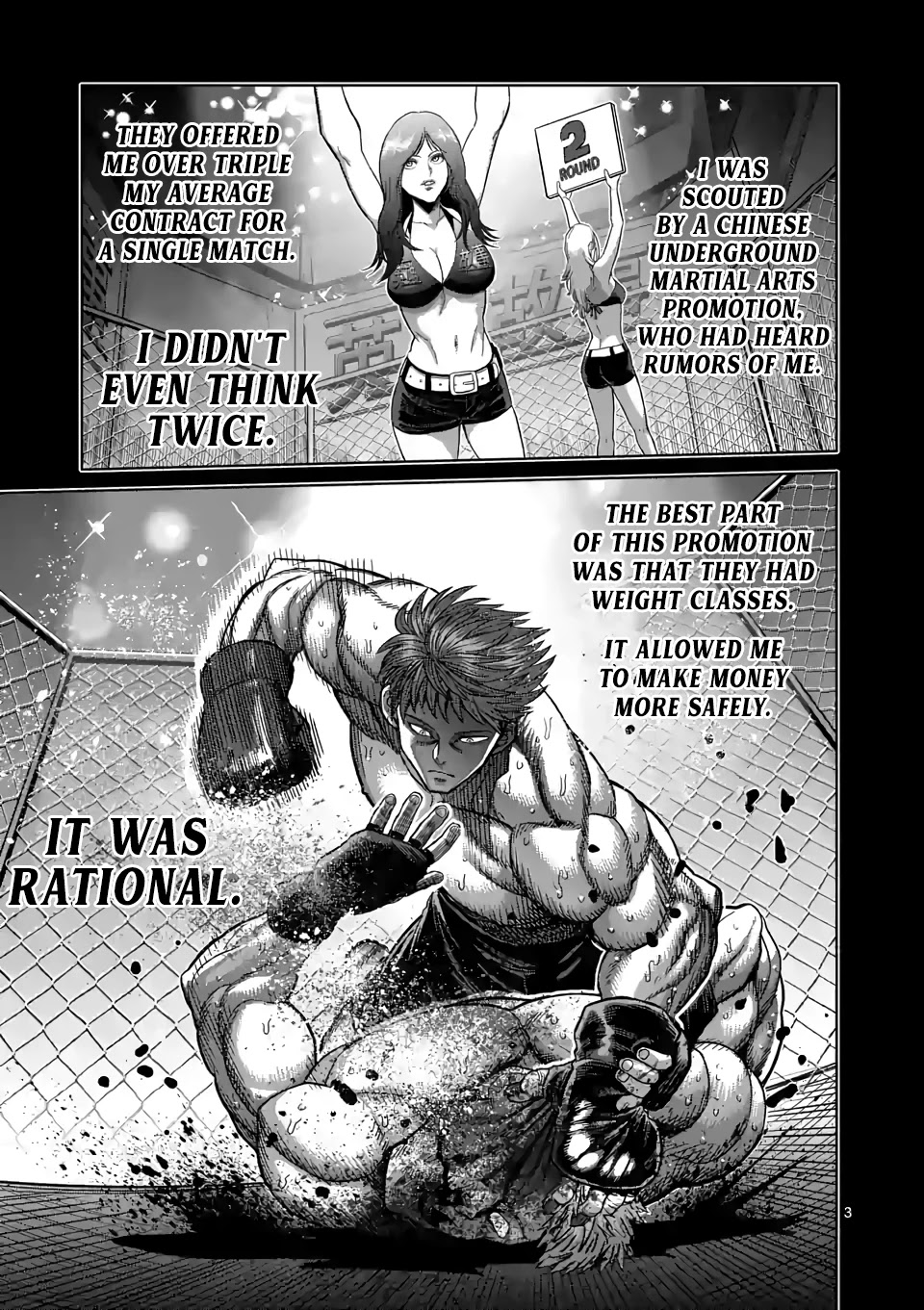 Kengan Omega Chapter 66 page 3 - Chapter 66: Rational