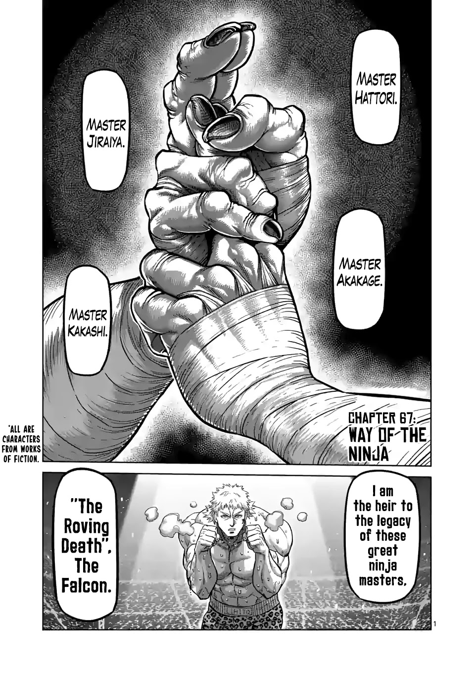 Kengan Omega Chapter 67 page 1 - Chapter 67: Way of the Ninja