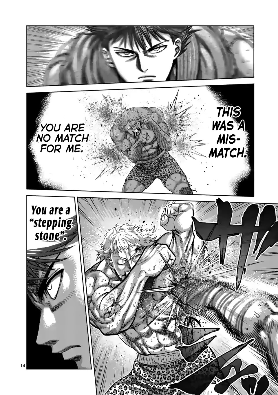Kengan Omega Chapter 67 page 14 - Chapter 67: Way of the Ninja