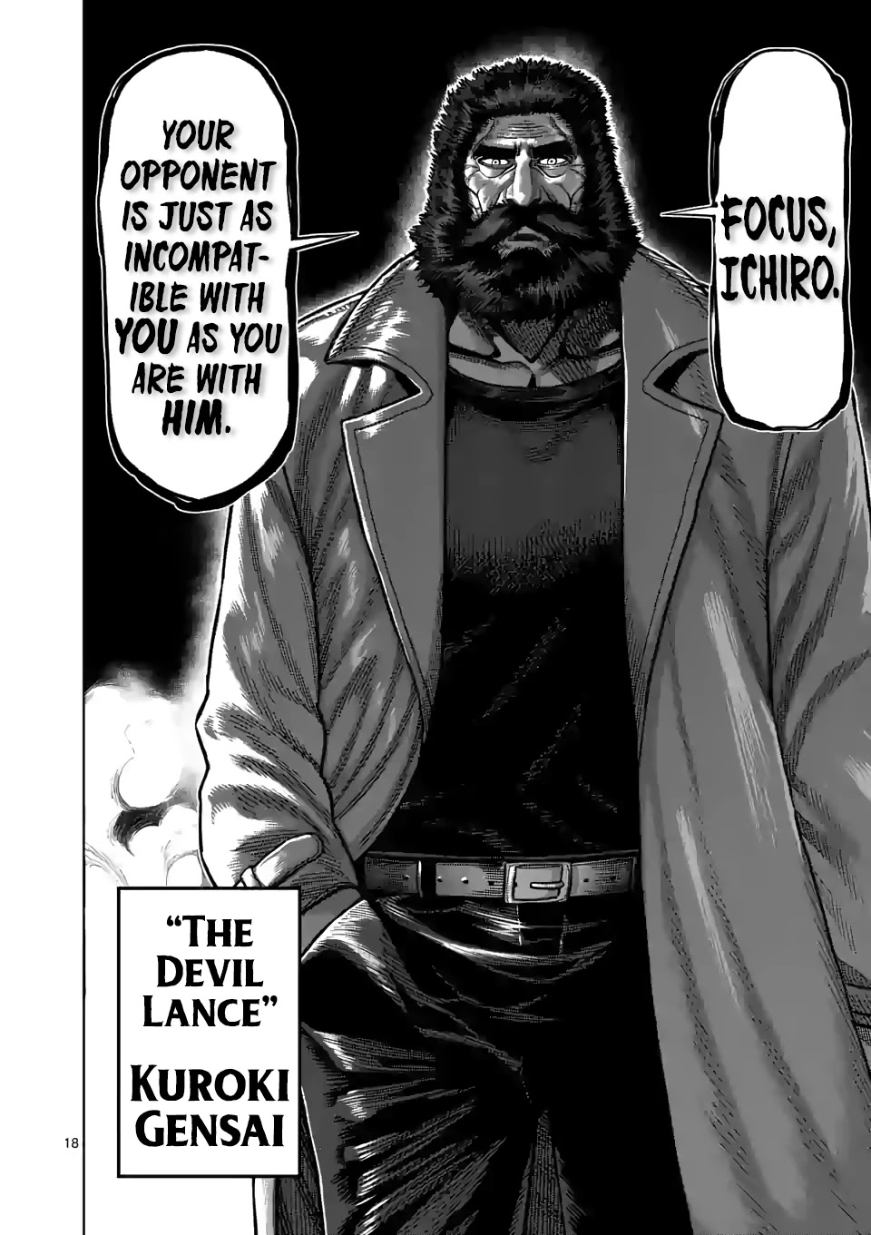 Kengan Omega Chapter 67 page 18 - Chapter 67: Way of the Ninja