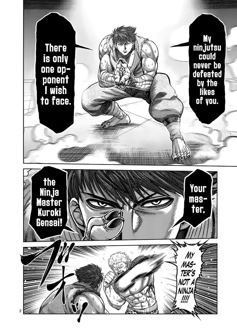 Kengan Omega Chapter 67 page 2 - Chapter 67: Way of the Ninja