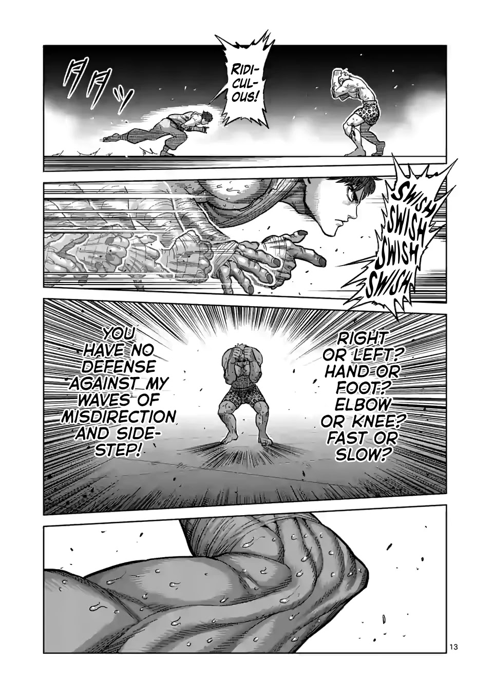 Kengan Omega Chapter 68 page 13 - Chapter 68: Spin