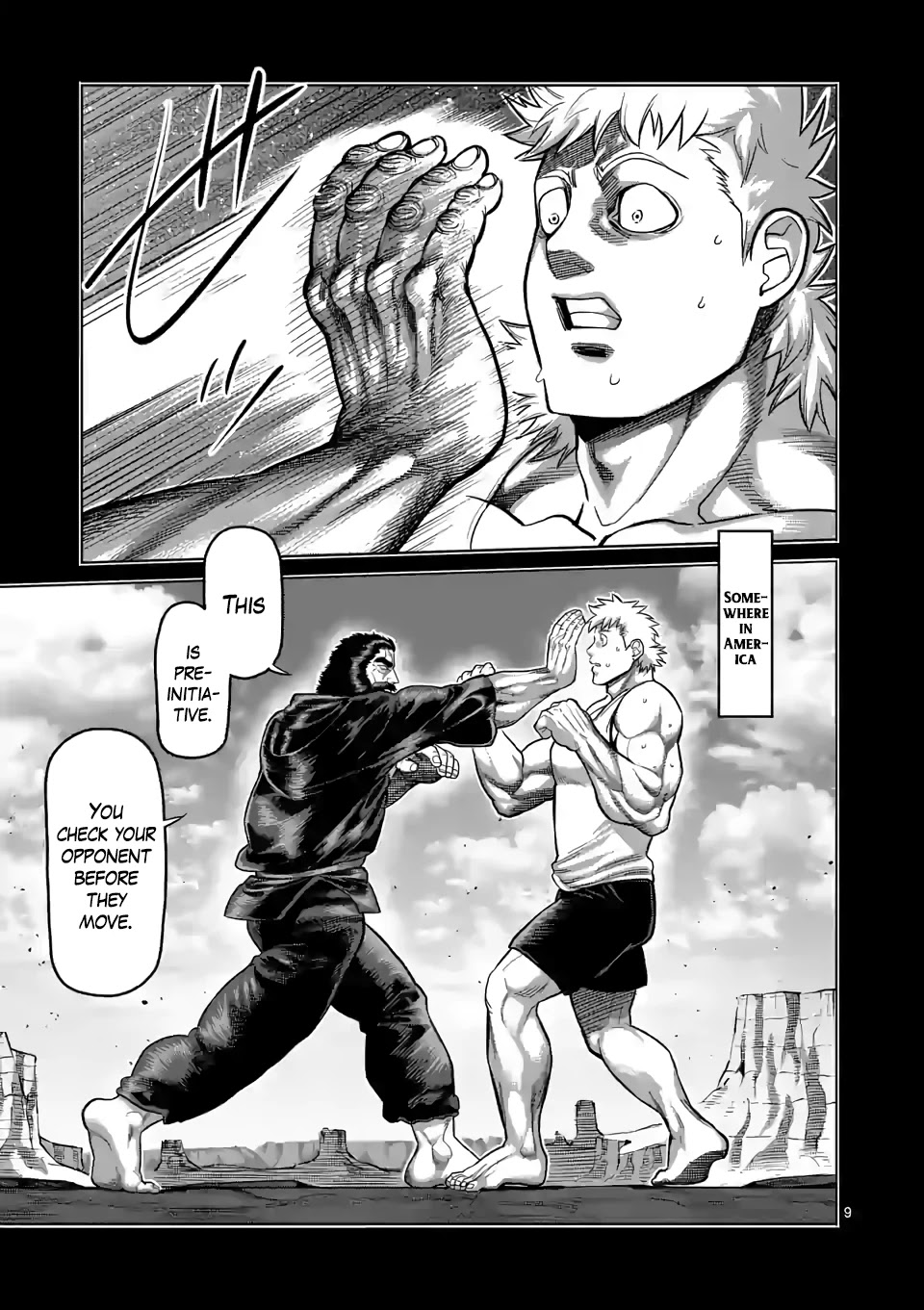 Kengan Omega Chapter 68 page 9 - Chapter 68: Spin