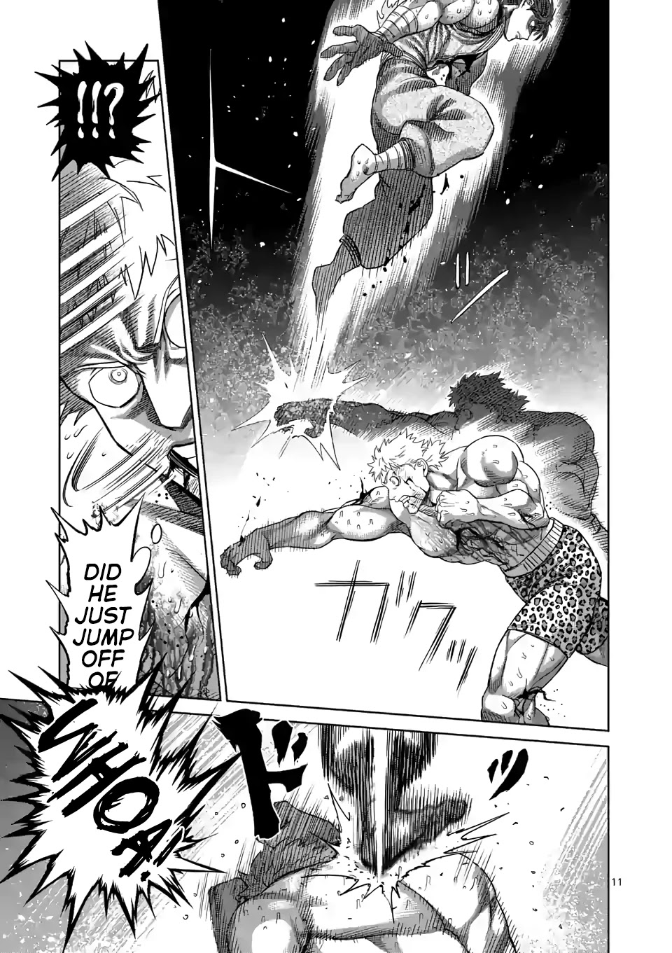 Kengan Omega Chapter 69 page 11 - Chapter 69: Owl Talon Kick