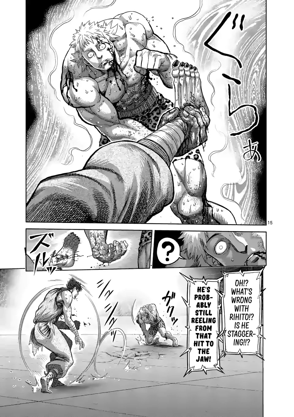 Kengan Omega Chapter 69 page 15 - Chapter 69: Owl Talon Kick