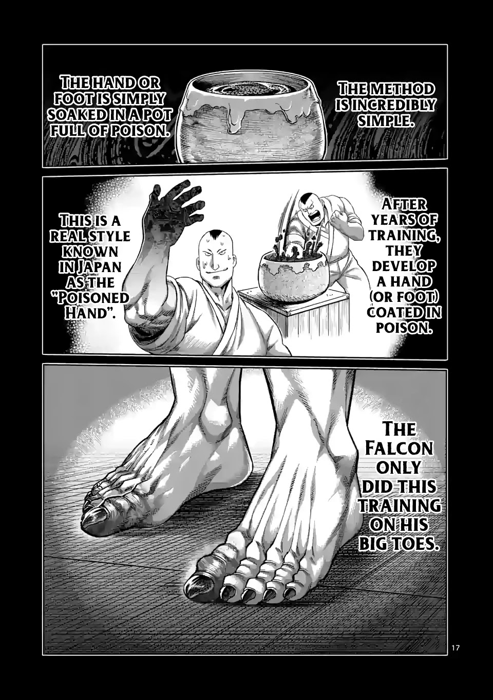 Kengan Omega Chapter 69 page 17 - Chapter 69: Owl Talon Kick