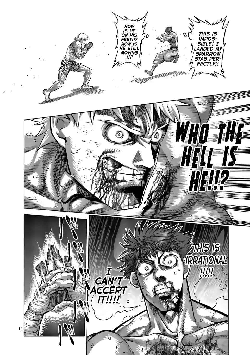 Kengan Omega Chapter 70 page 14 - Chapter 70: One Move