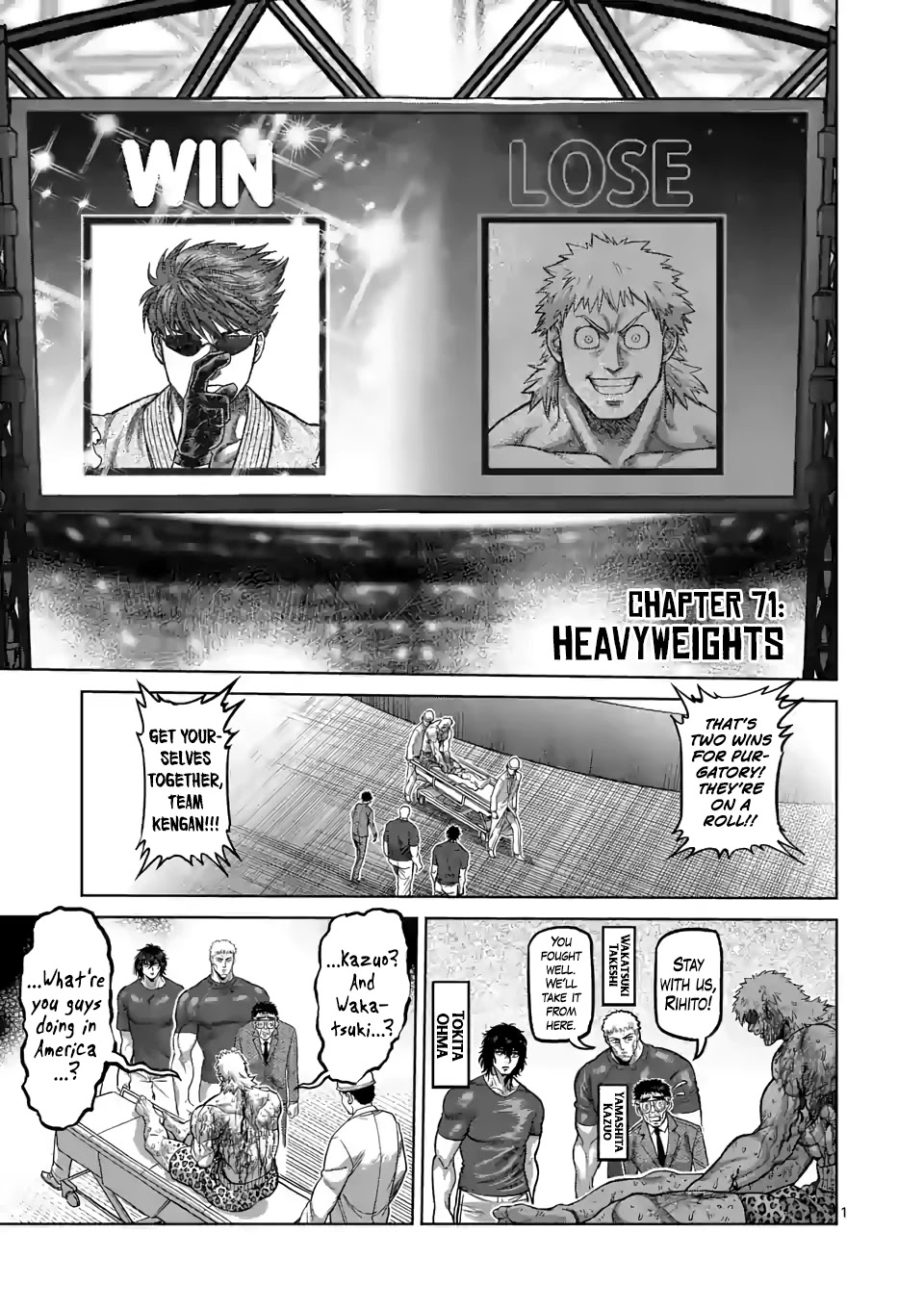 Kengan Omega Chapter 71 page 1 - Chapter 71: Heavyweights