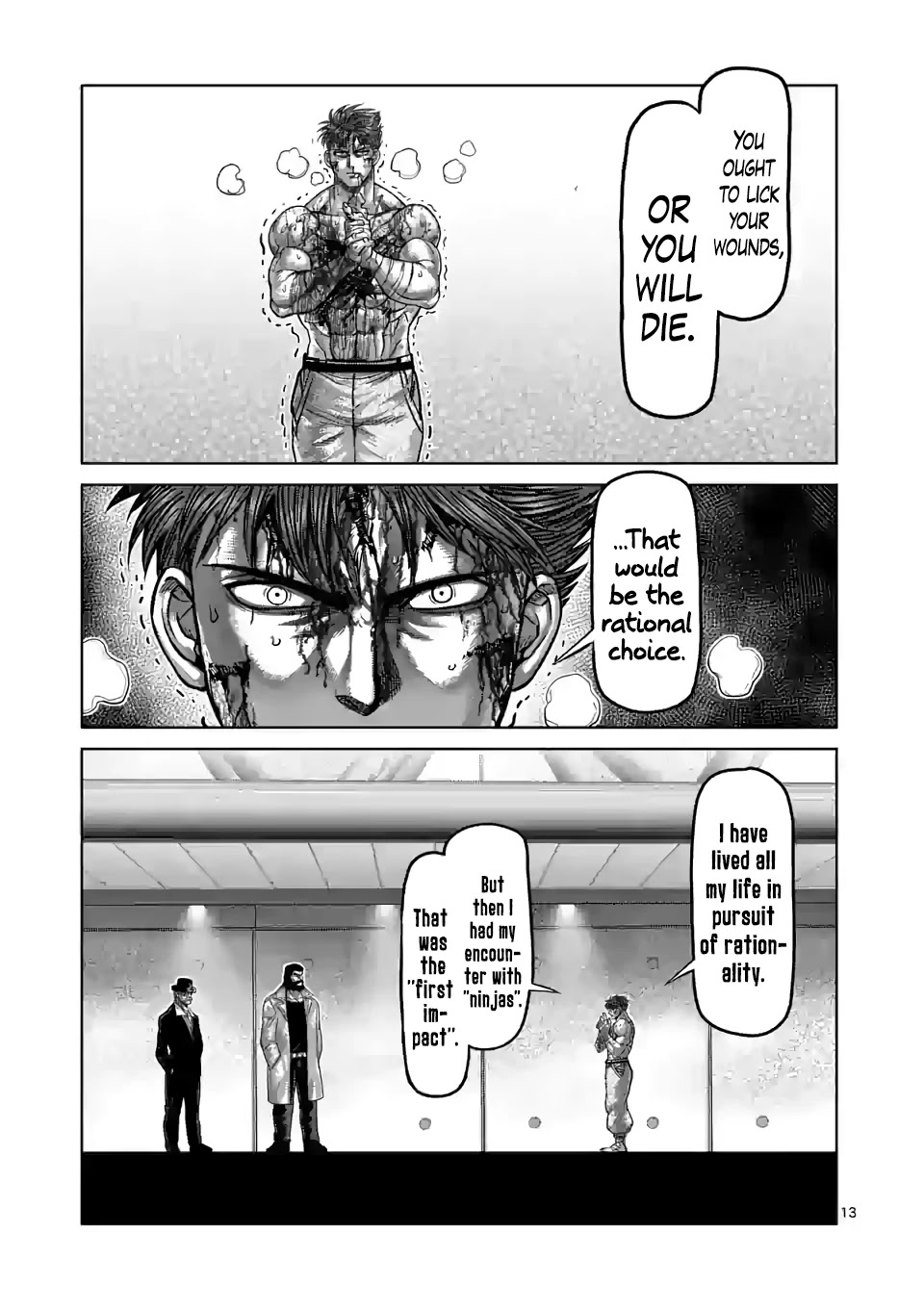 Kengan Omega Chapter 71 page 13 - Chapter 71: Heavyweights