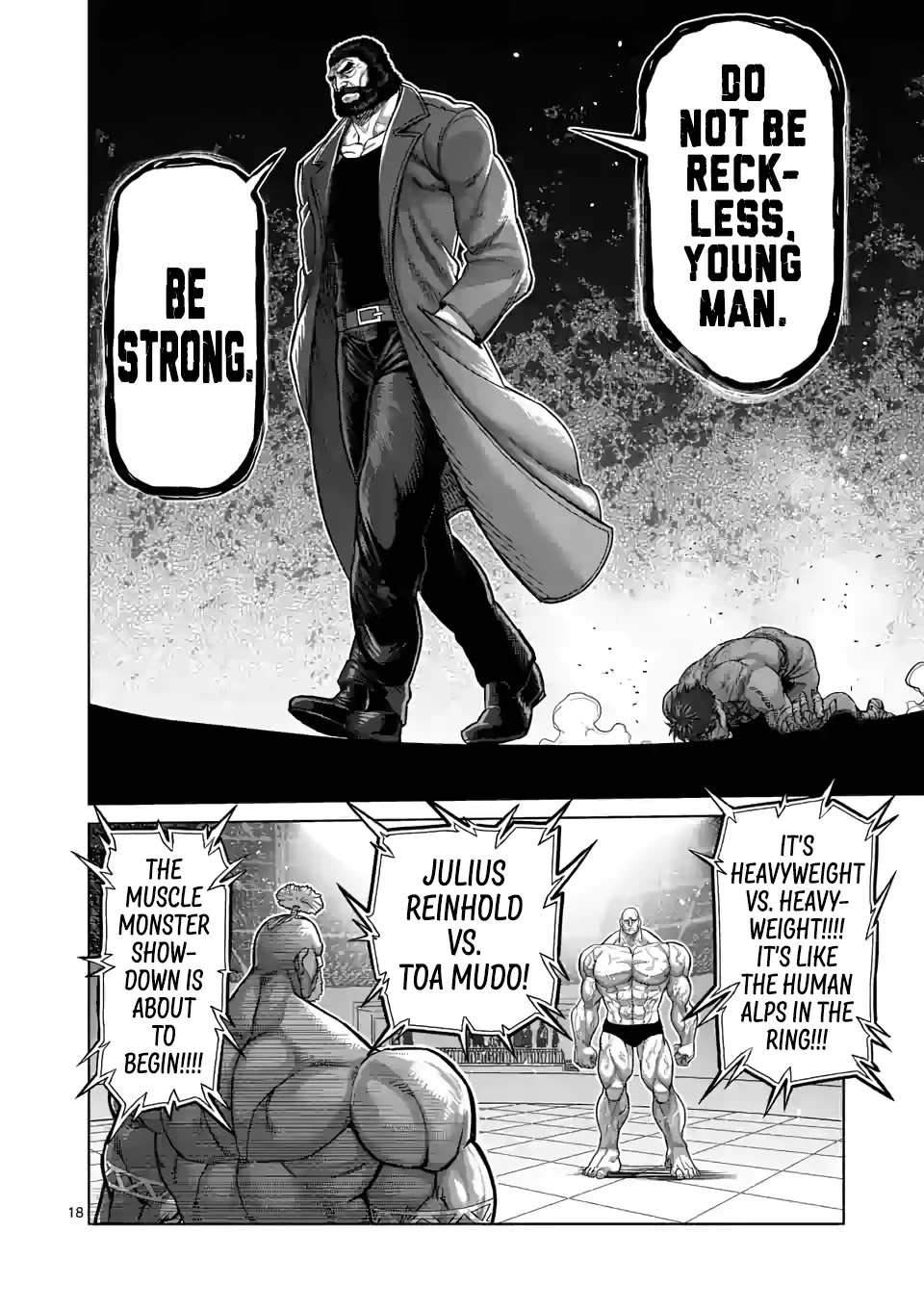 Kengan Omega Chapter 71 page 18 - Chapter 71: Heavyweights