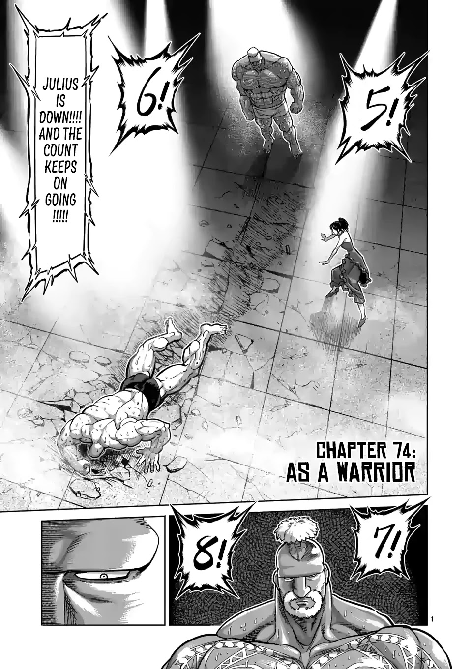 Kengan Omega Chapter 74 page 1 - Chapter 74: As a Warrior