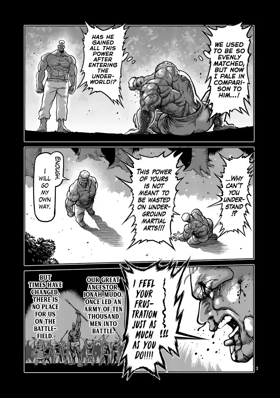 Kengan Omega Chapter 74 page 3 - Chapter 74: As a Warrior