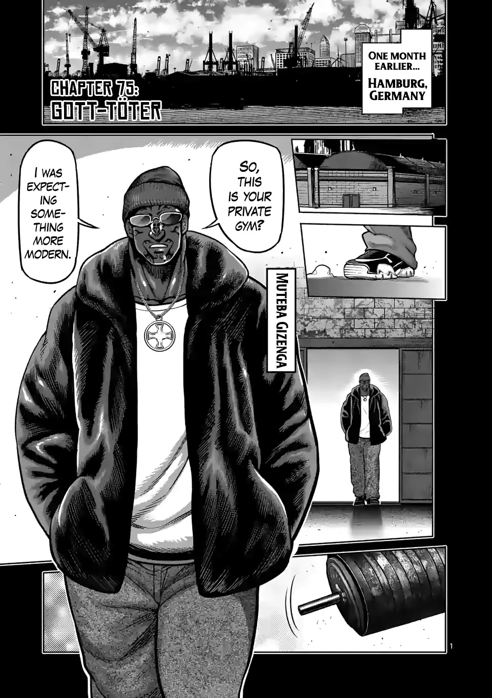 Kengan Omega Chapter 75 page 1 - Chapter 75: Gott-Töter